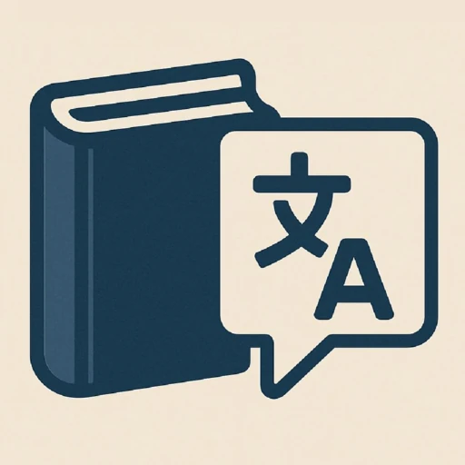 VocabMind icon with a book and speech bubble